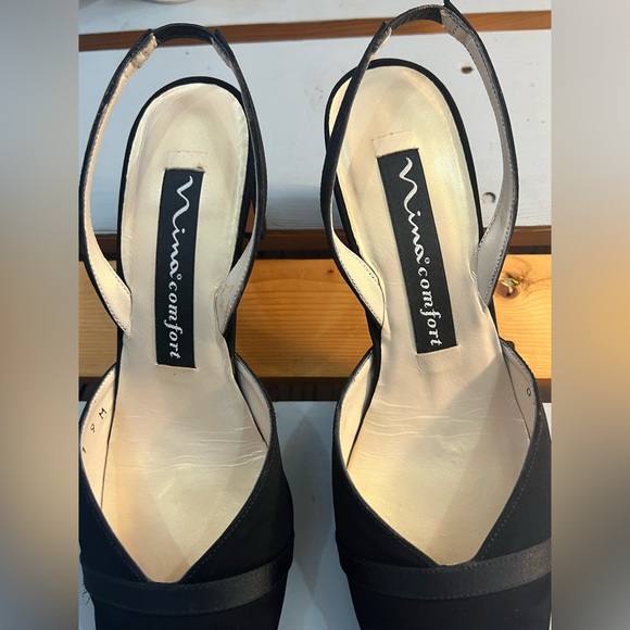 NINA Comfort Round Toe Block Heel Slingback in US 9 - Picture 8 of 8